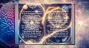 Arcane Grimoire —   Spellbook, Magic wallpaper