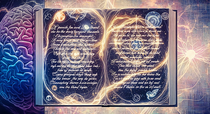 Arcane Grimoire —   Spellbook, Magic wallpaper