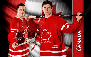 Marc Andre Fleury, Sidney Crosby wallpaper