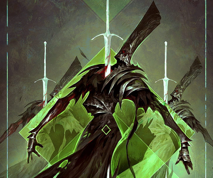 dark, warrior wallpaper