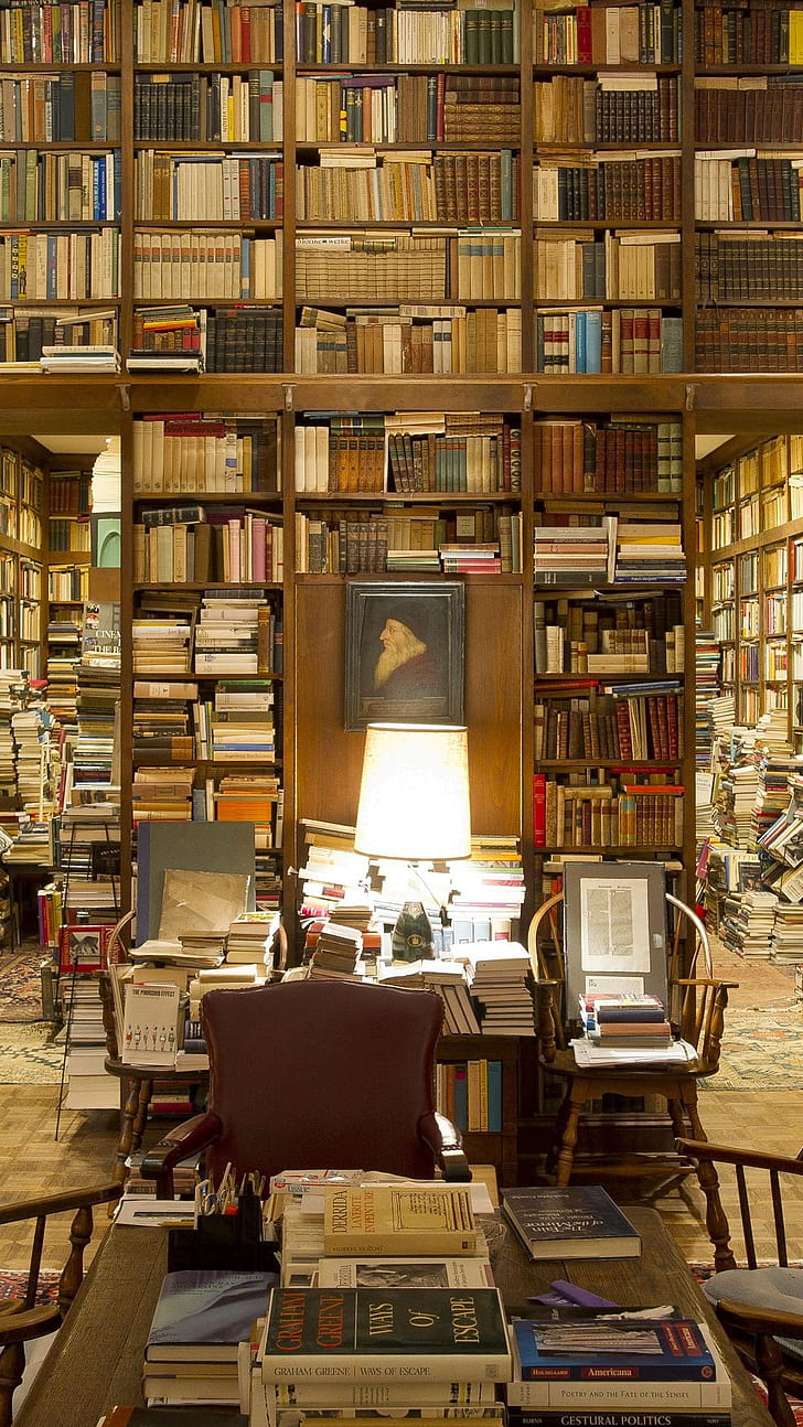 Library, iPhone, , Knowledge phone wallpaper