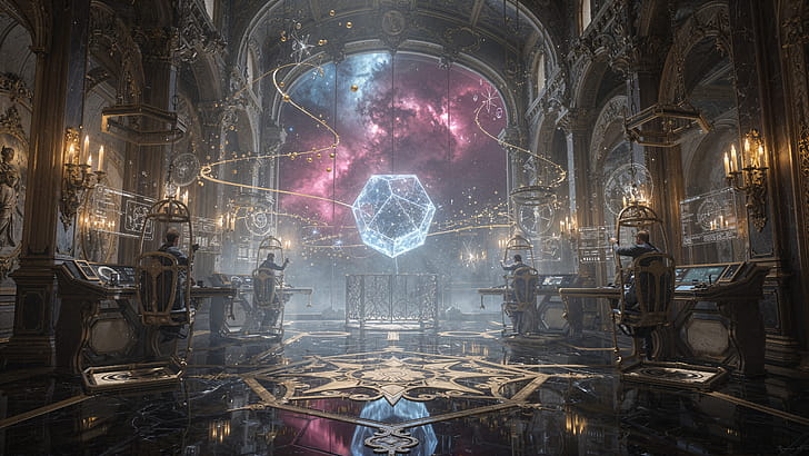 Starship Bridge —   Celestial Command Hall, Orb wallpaper