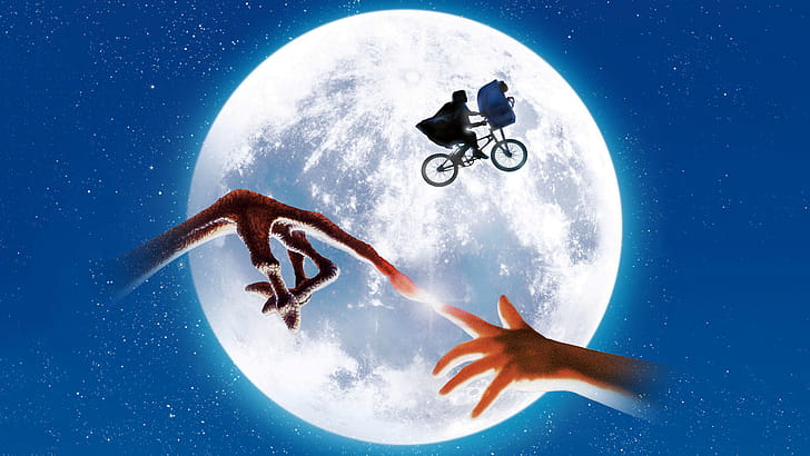 E.T., movie database wallpaper