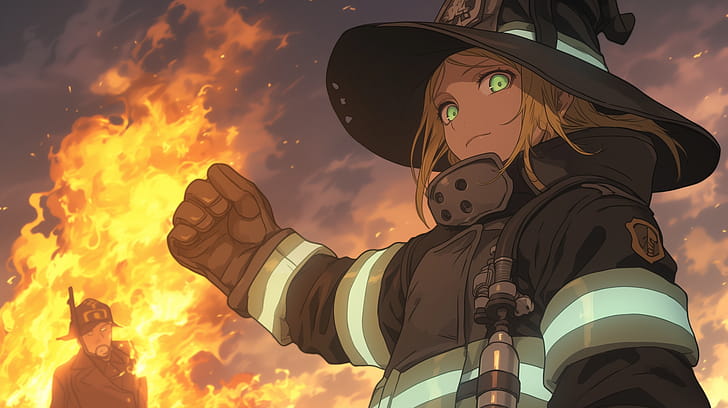 Iris from Fire Force -, Anime, Fire Force, Iris (Fire Force) wallpaper