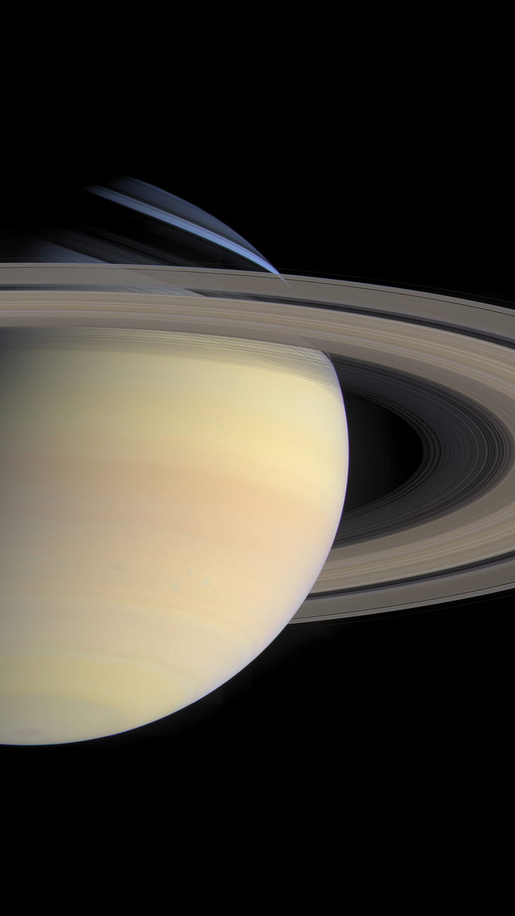 Saturn's bottom, Sci Fi phone wallpaper