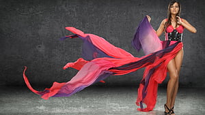 Fashion model , Ultra  visuals, Creative poses, Captivating model wallpaper