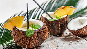 Pina colada, Coconuts wallpaper