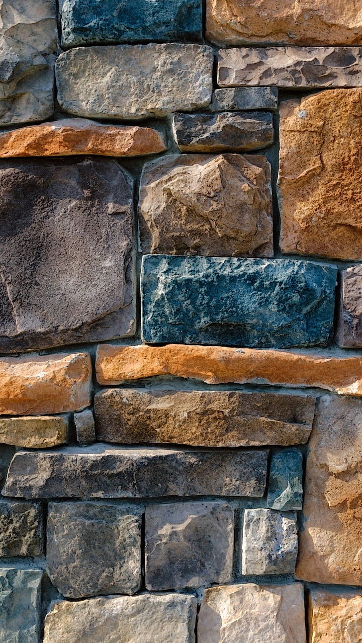 Stone Wall, Samsung , Stone cladding phone wallpaper