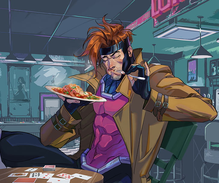 Gambit - Marvel Snap, Gambit (Marvel Comics), video game, Marvel Snap wallpaper
