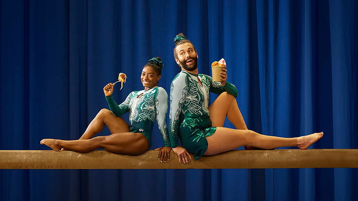 Jonathan van Ness, Simone Biles wallpaper
