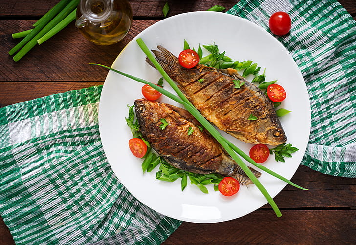 food, fish wallpaper