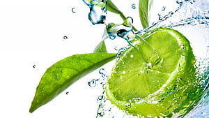 Splash, Lime wallpaper