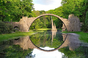 man made, Devil's Bridge wallpaper