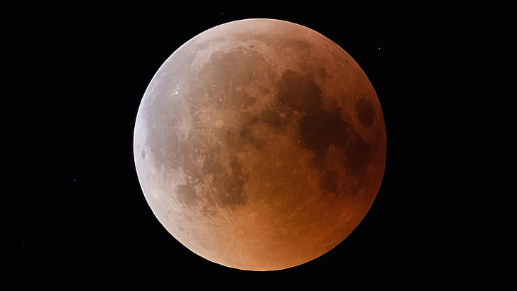 Close-up, Lunar Eclipse wallpaper