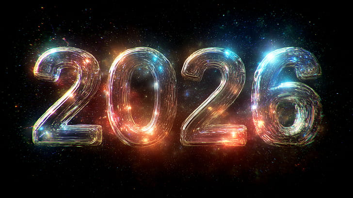 2026, typography wallpaper