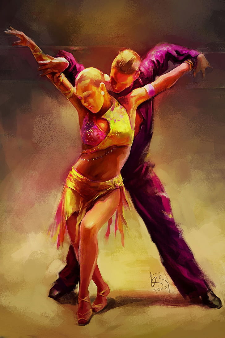Artwork, Rumba phone wallpaper