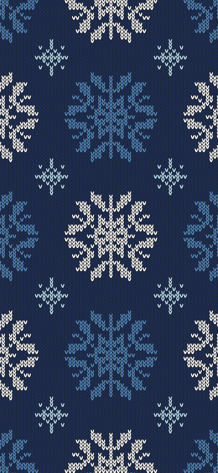 pattern, artistic, snowflake phone wallpaper