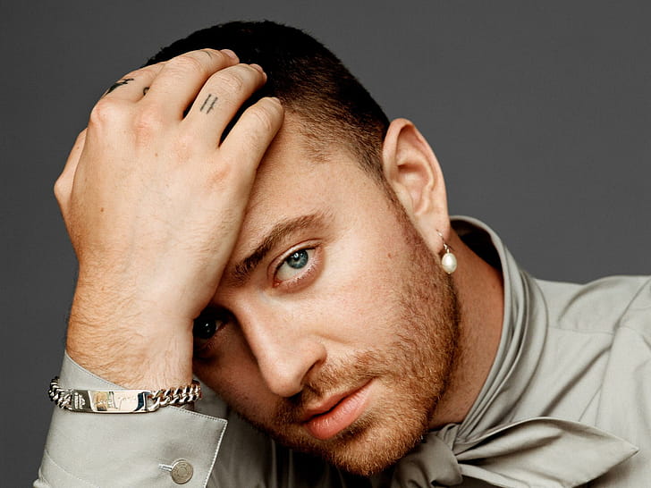 Close-up, Sam Smith wallpaper
