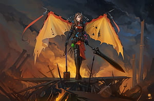 Legion Commander DotA 2, dota-2, games wallpaper