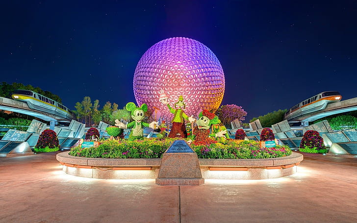 Epcot Park, Retro Epcot, wallpaper