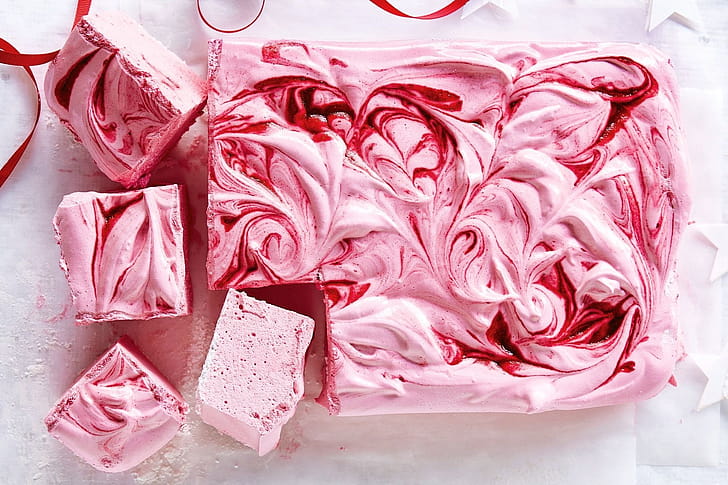 Raspberry ripple, Marshmallow wallpaper