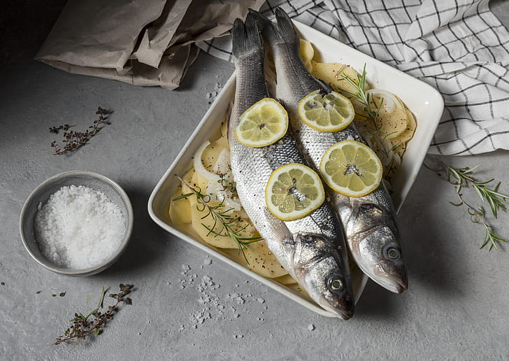 food, fish wallpaper