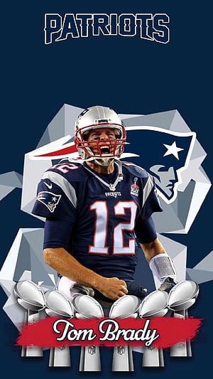 Artwork, Tom Brady phone wallpaper
