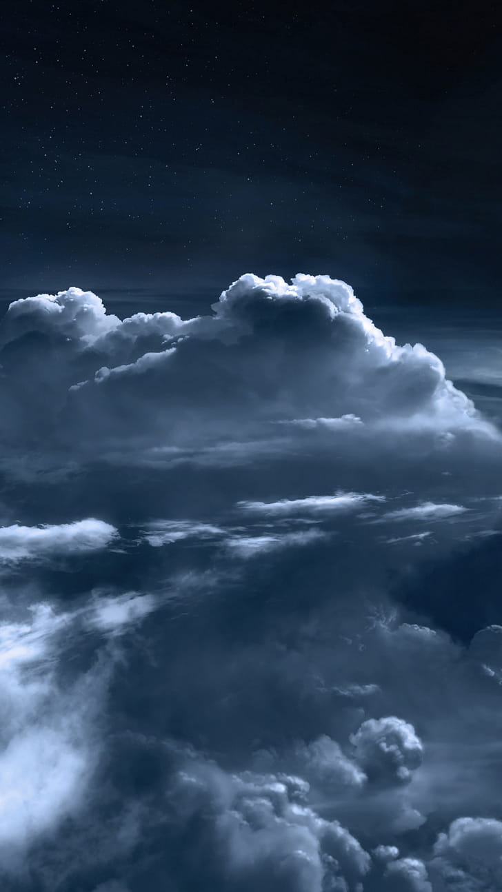 Stellar Cloudscape — Sci‑Fi Phone, Sci Fi, space phone wallpaper