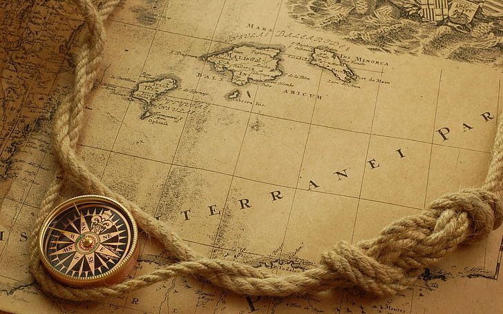 Vintage, Map wallpaper