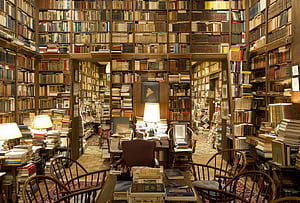Library, Book, , Interior wallpaper