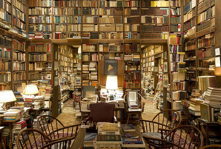 Library, Book, , Interior wallpaper