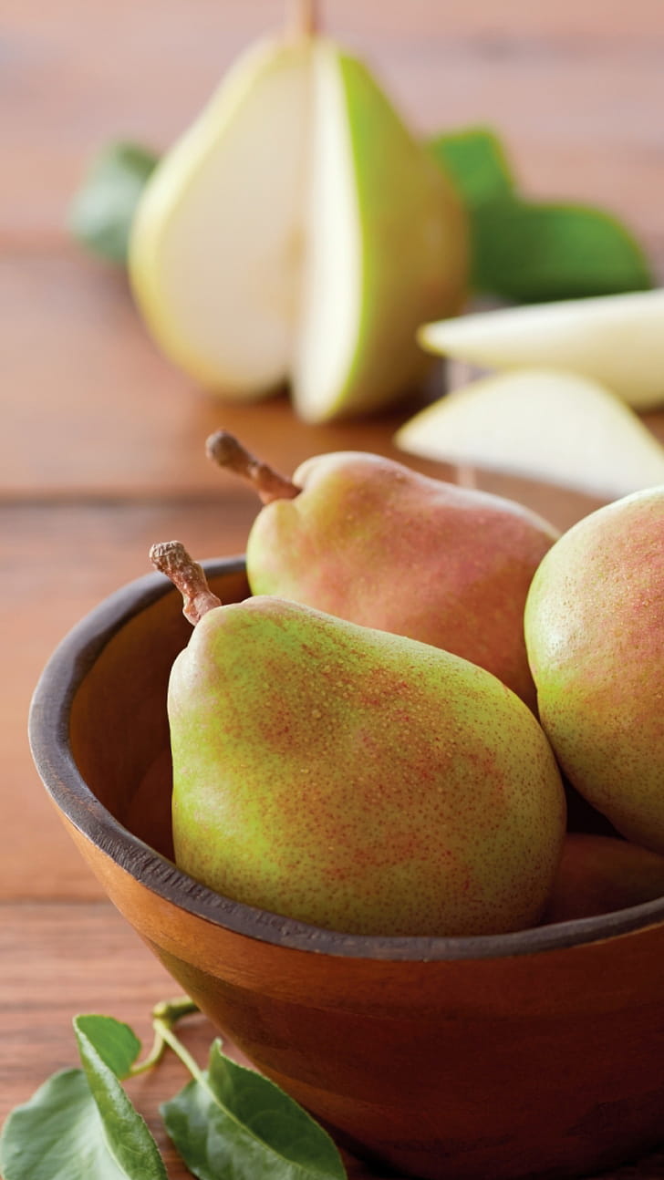 Bowl, Pear phone wallpaper