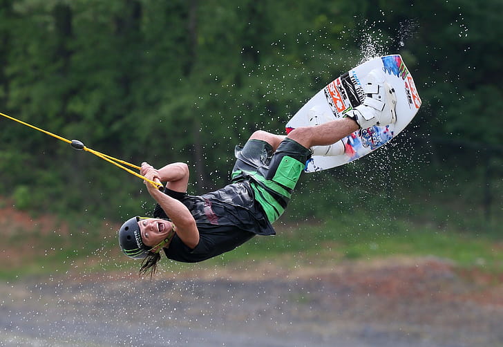 Forward flip, Wakeboarding wallpaper
