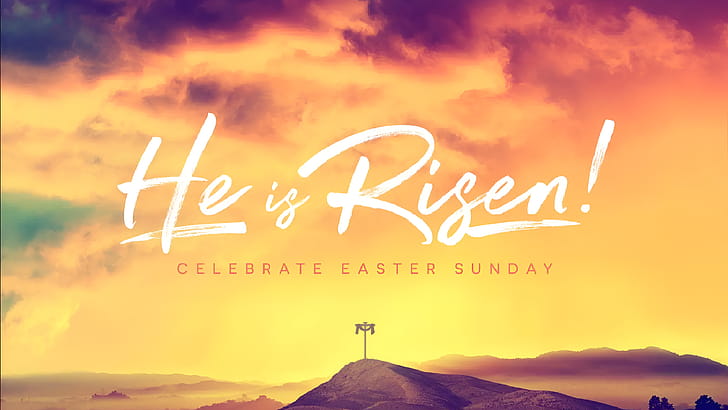 He Is Risen - Easter Sunrise ( Quad  ), Religious, Holiday wallpaper