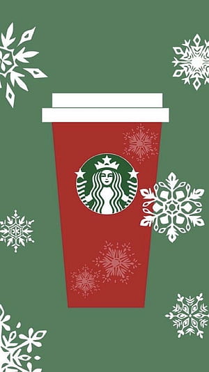 Starbucks, Winter , Starbucks phone wallpaper