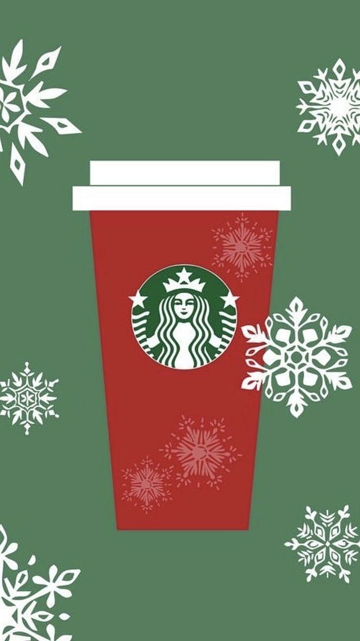 Starbucks, Winter , Starbucks phone wallpaper