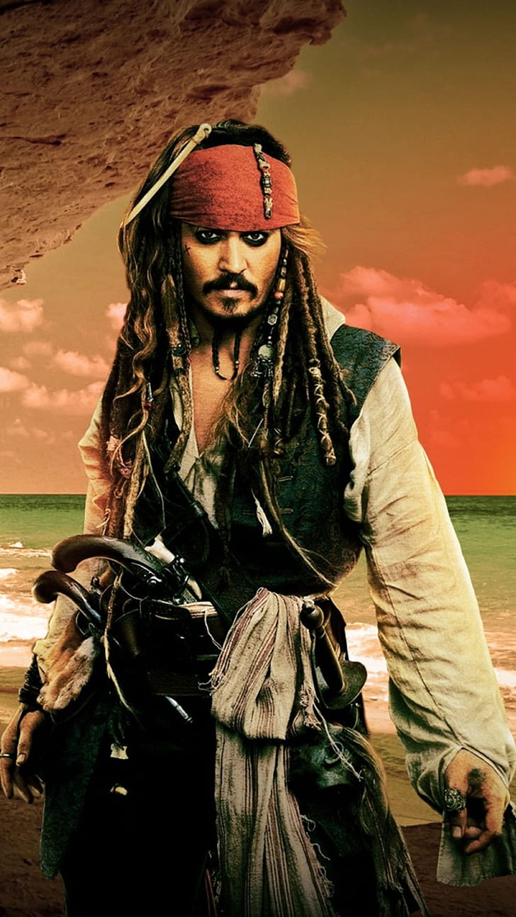 Captain Jack Sparrow, iPhone ,  , 3 phone wallpaper