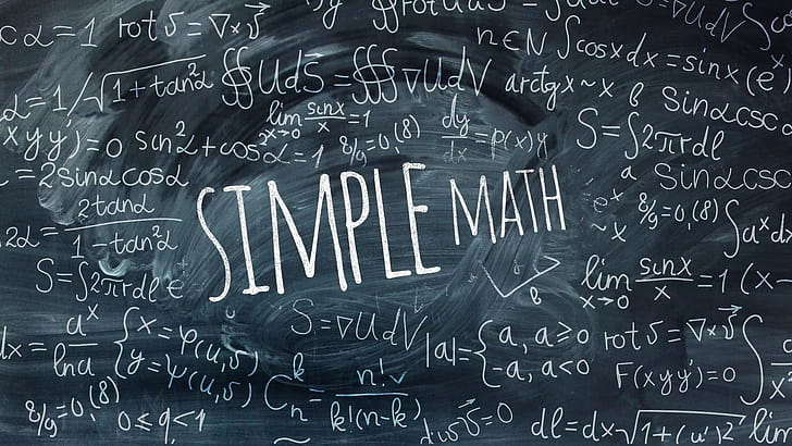 Chalkboard, Math wallpaper