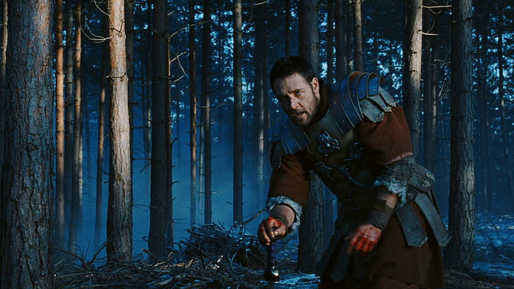 Dark forest, Gladiator wallpaper