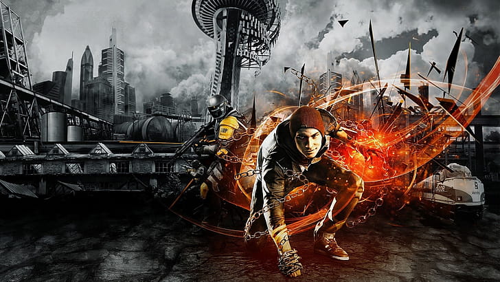 inFAMOUS: Second Son, , Striking , Visual masterpiece wallpaper