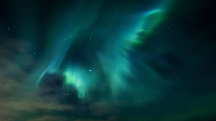 Space Aurora, space wallpaper