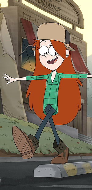 Wendy, Gravity Falls phone wallpaper