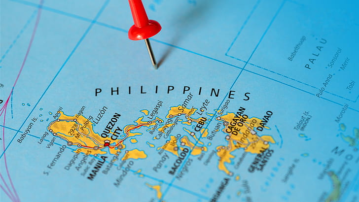 Map, Philippines wallpaper