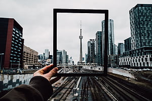 Frames, creative wallpaper