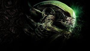 Xenomorph, H.R. Giger wallpaper