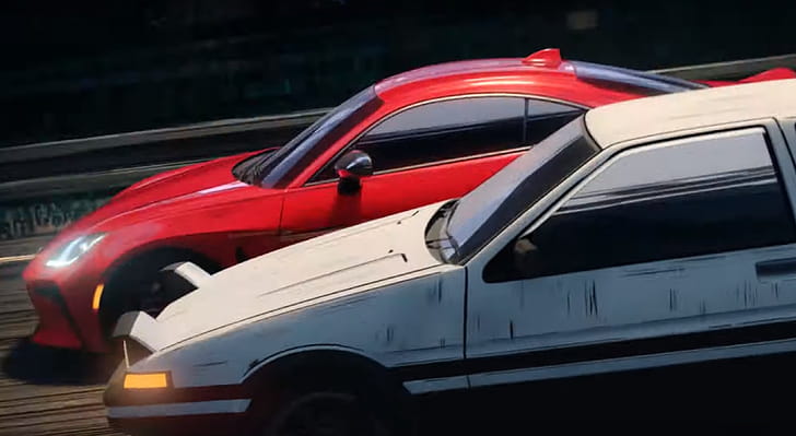 Race, Initial D wallpaper