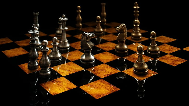 Metallic, Chess wallpaper