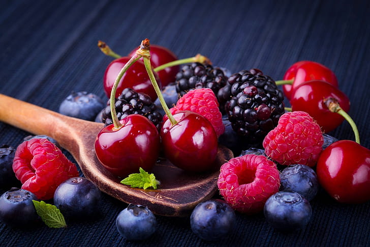 Raspberry, , Berry, Background wallpaper