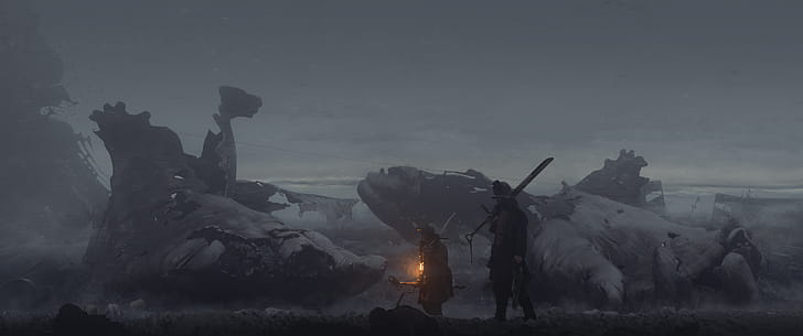 dark, warrior wallpaper