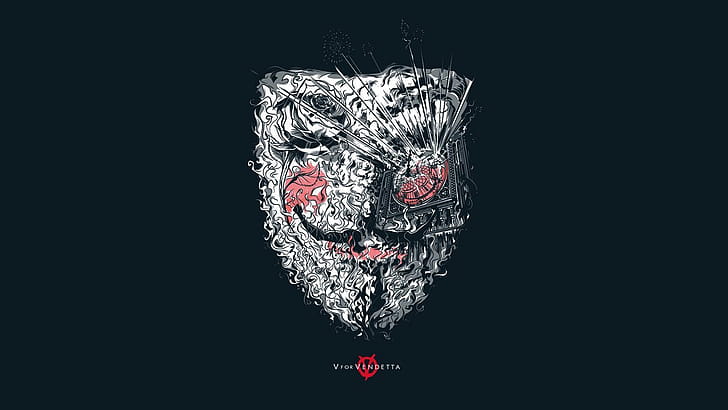 V For Vendetta, anonymus, hacker, computer wallpaper